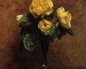 Fleurs Roses Marechal Neil - 亨利·方丹·拉图尔